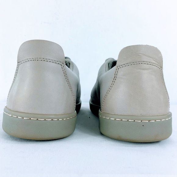 Clarks Nathan Lace Men Sneakers Gray Leather Active Air Venting Comfy Sz 7.5 - Picture 6 of 9